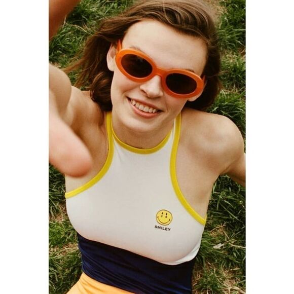 ZARA Smiley Dress Small New - Picture 1 of 4